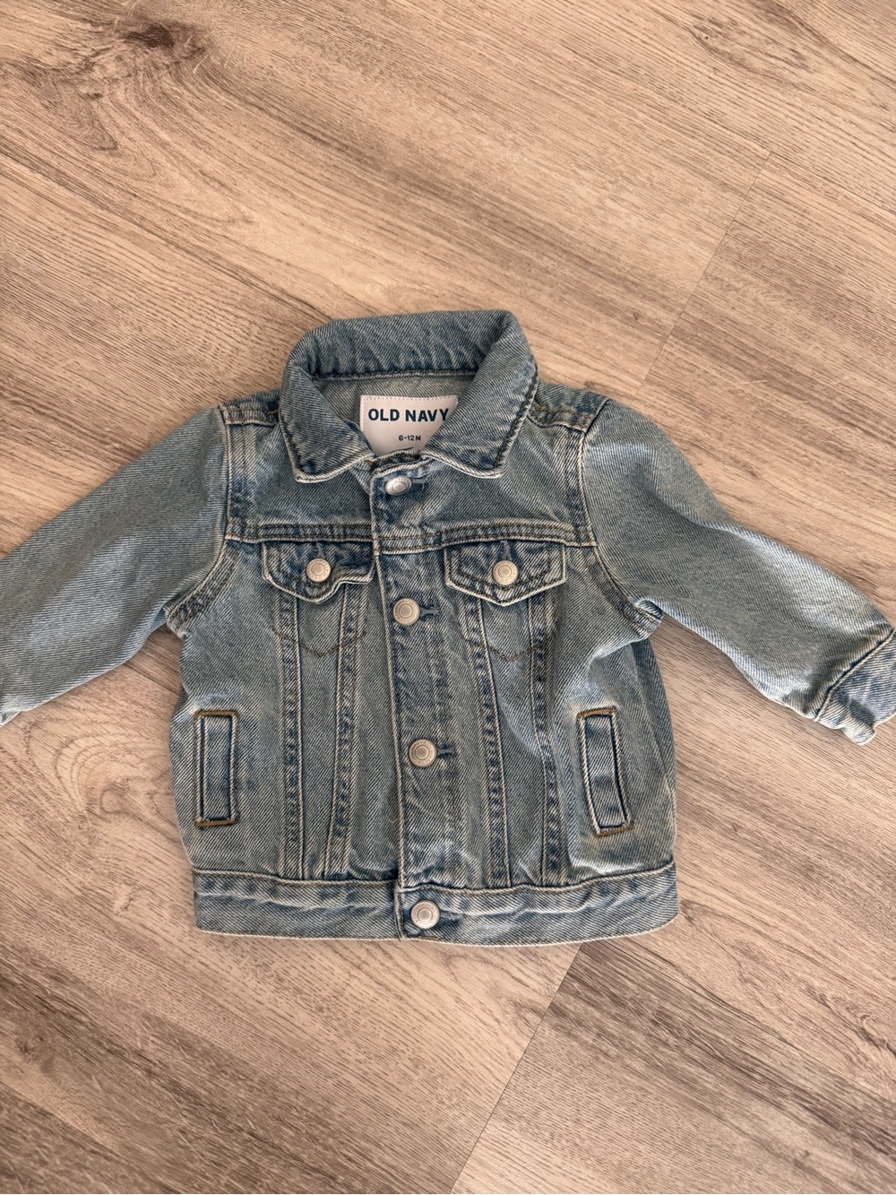 Old Navy Faded Blue Kids Denim Jacket